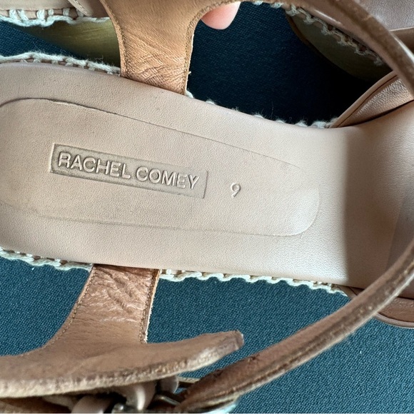 Rachel Comey Light Brown Beige Tan Platform Leather  Clog Heels One Strap size 9 - Picture 5 of 8